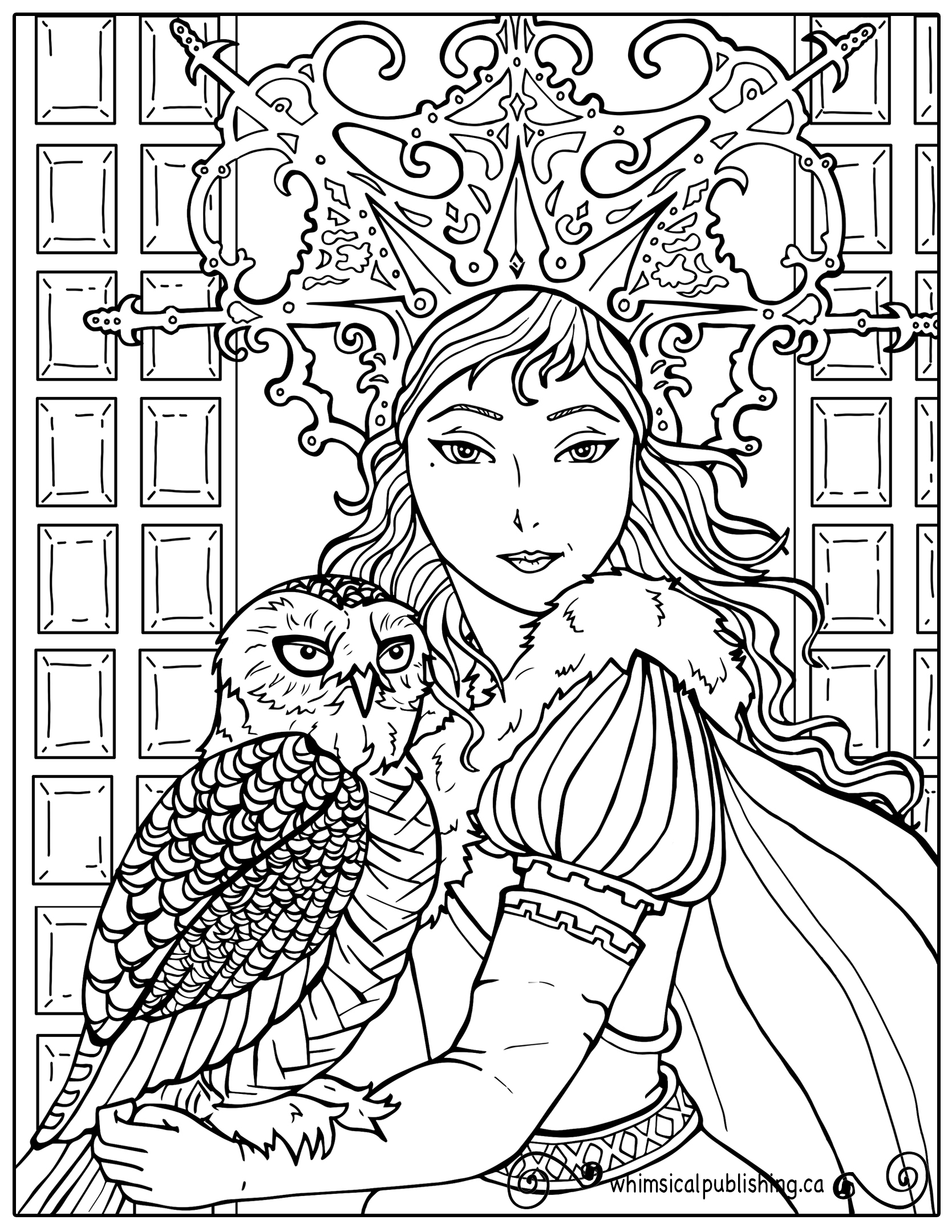 Free Fairy Coloring Pages For Adults To Print - Draw-smidgen