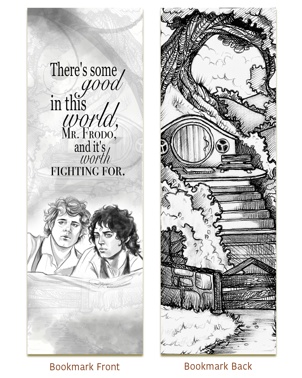 Frodo Backwards Frodo&SamExample – Whimsical Publishing